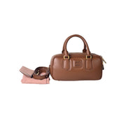 Miumiu Arcadie leather Mini Bag Cognac Color